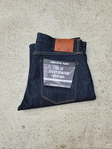 "The Hammer" Straight 10.5 oz 4-Way-Stretch Selvedge Indigo