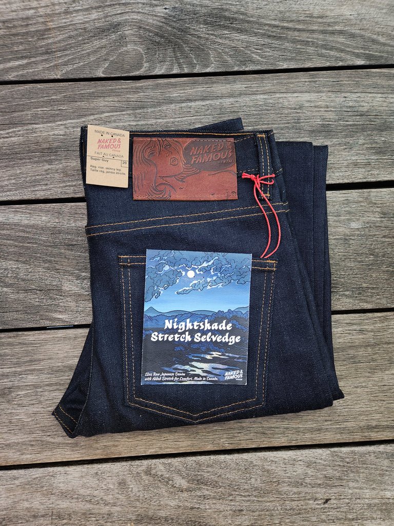 Super Guy Night Shade Stretch Selvedge