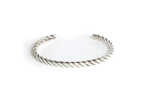 Plait Cuff - Sterling Silver