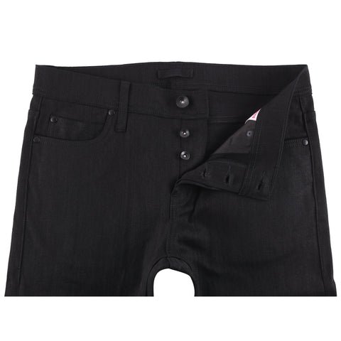 UB244 Tapered Fit Stretch Selvedge - Black